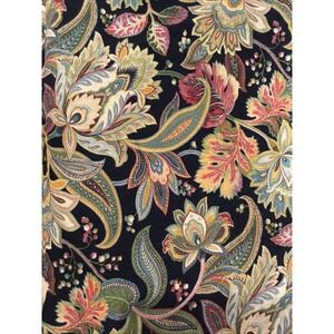 biltmore for your home King  Pillow Shams Floral Paisley Black Blue